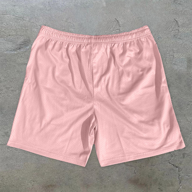 Retro Fashion Casual Street Mesh Shorts