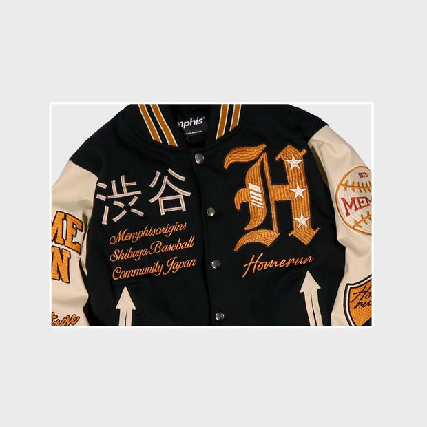 Casual shibuya baseball rugby japanese outdoor long sleeve jacket