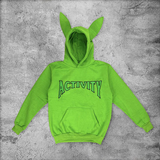 Rabbit ear casual street hoodie