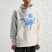 Skull men's printed long-sleeved sweatshirt