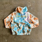 Tie Dye Vintage Print Street Long Sleeve Hoodie