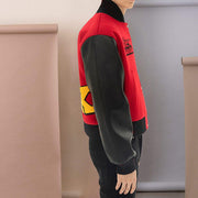Tide brand pattern retro style street baseball uniform jacket