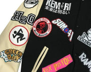 Skull guard collage limited edition baseball jacket