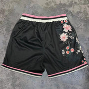 Tide Brand Flower Butterfly Art Sports Shorts