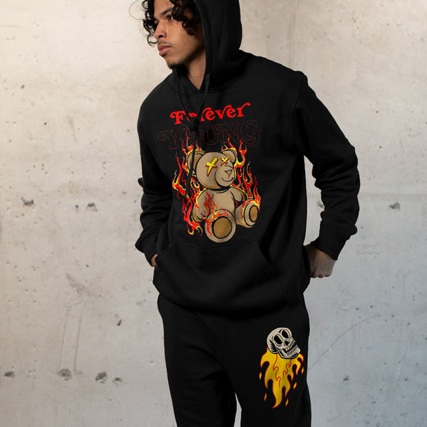 Fire Bear Graphic Tracksuit