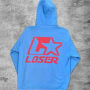 Casual loser combo head hoodie