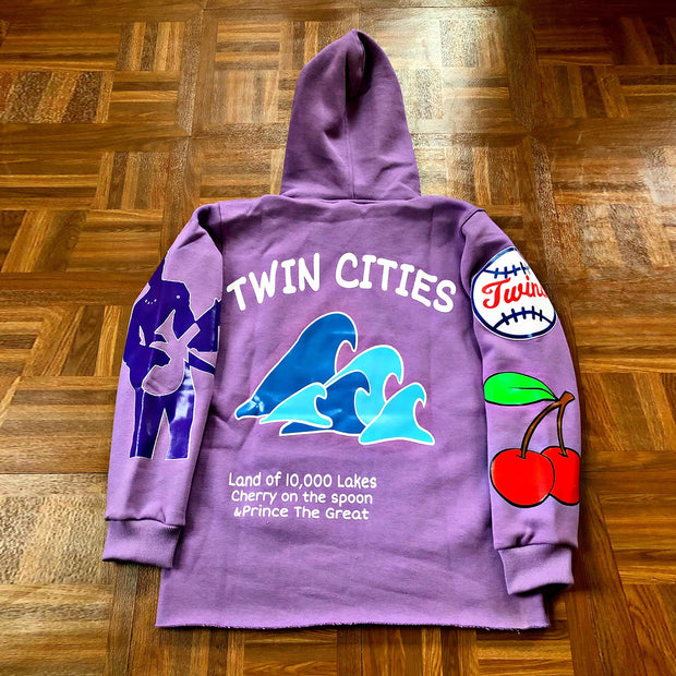 Retro Tide Brand Print Fashion Street Hoodies