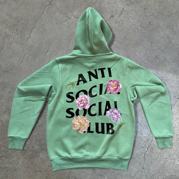 Retro Casual Print Trendy Hoodie