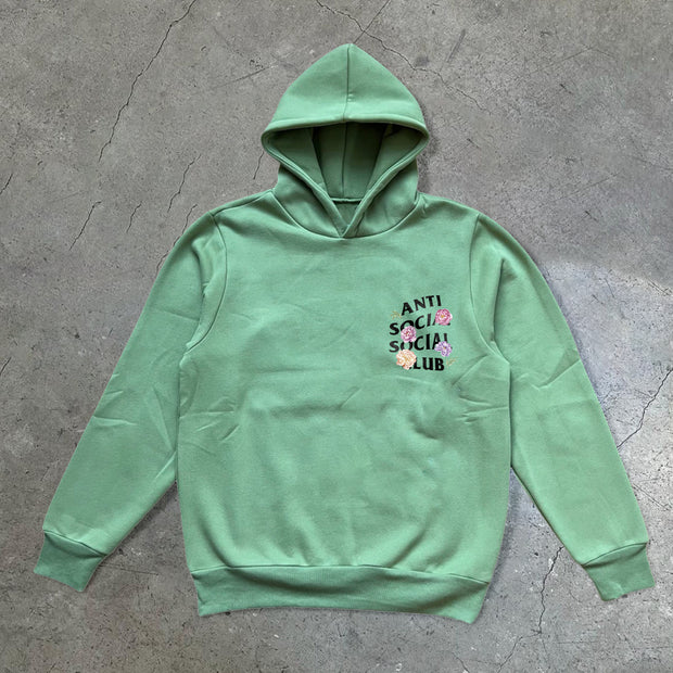 Retro Casual Print Trendy Hoodie