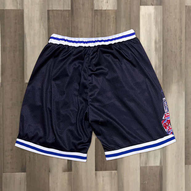 Trendy casual retro mesh sports shorts