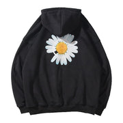 Little Daisy loose hooded Hong Kong style trendy all-match sweater