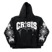 Cobweb bondage casual sports hoodie