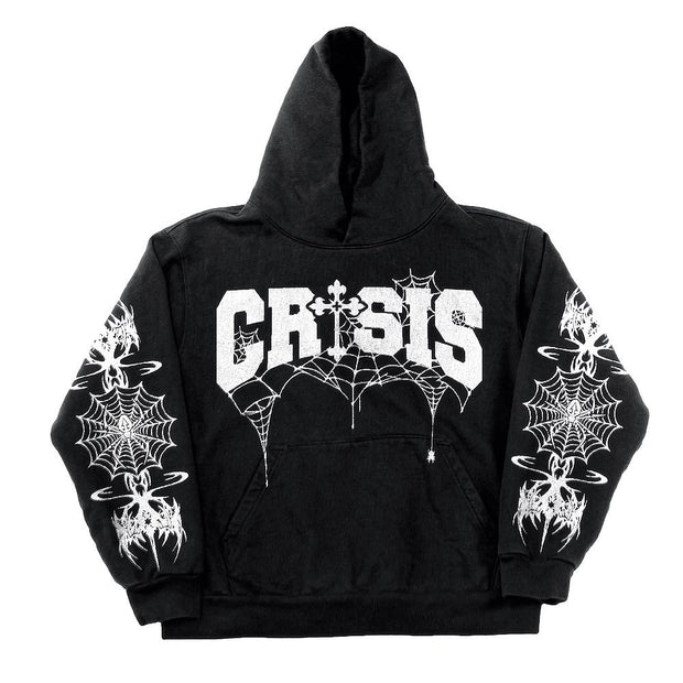 Cobweb bondage casual sports hoodie