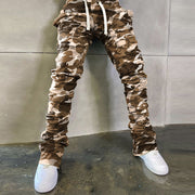 Street style statement desert camouflage trousers