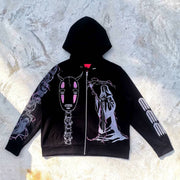 Casual mask ghost hoodie