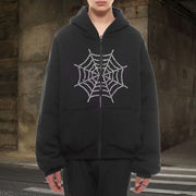 Cobweb casual street sports hoodie