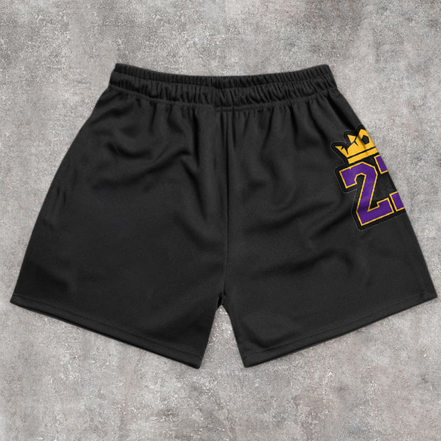 Comfortable Street Sports Pattern Retro Shorts