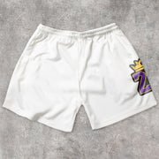 Comfortable Street Sports Pattern Retro Shorts