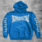 Skull rave casual street sports hoodie