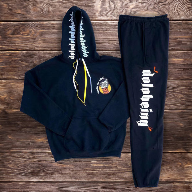 Casual skull bat street home sports suit