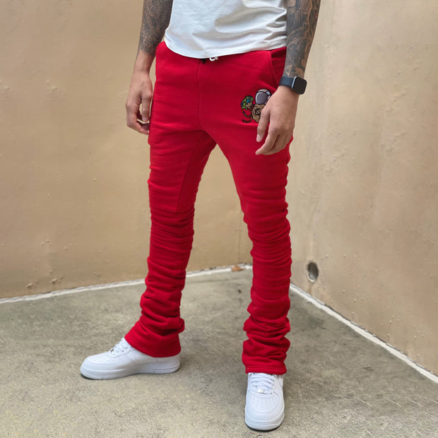 Retro fashion hip hop pile pile pants casual trousers