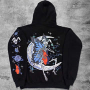 Moon infinite lonely casual street hoodie