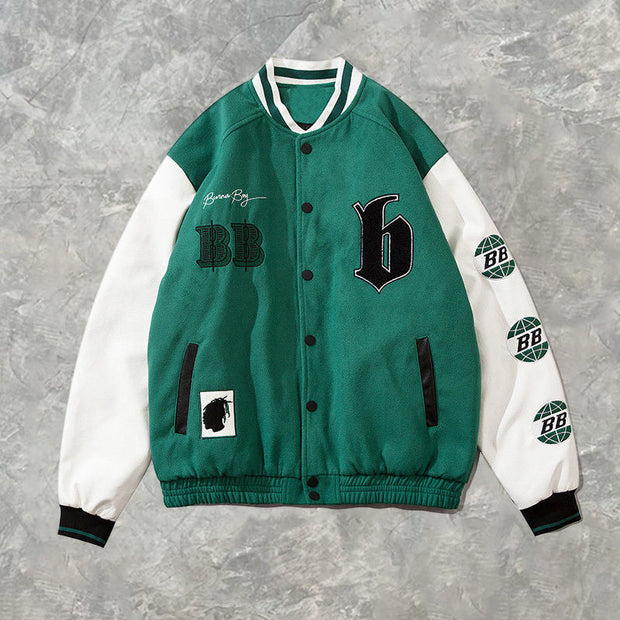 Autumn and winter fashion warm baseball uniform jacket
