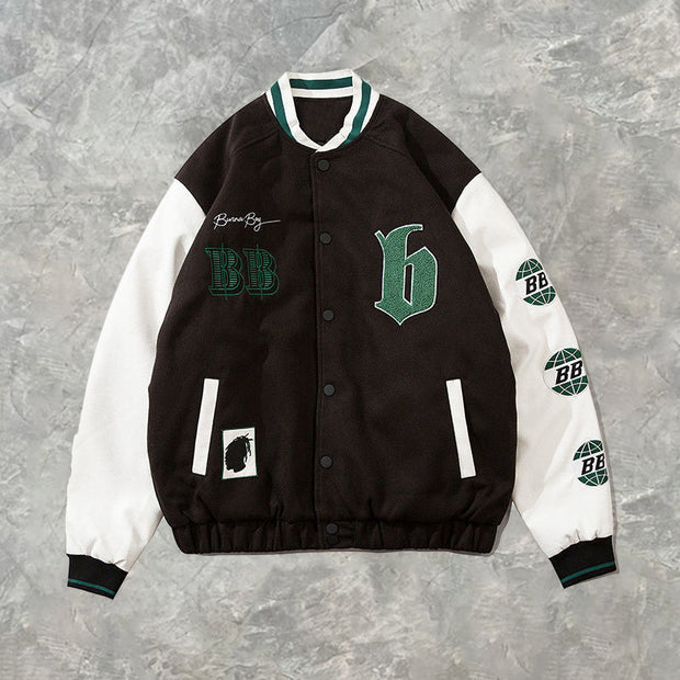 Autumn and winter fashion warm baseball uniform jacket