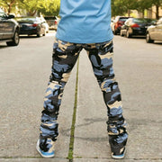 Personalized street style retro camouflage trousers