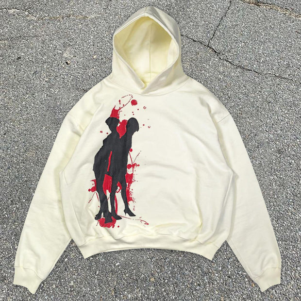 Street trend bloody hoodie