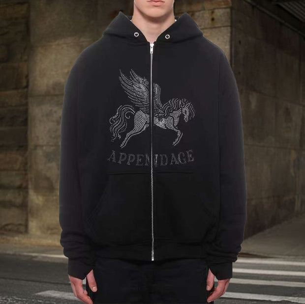 Angel casual street sports hoodie