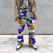 Camouflage pattern tide brand fashion loose street trousers