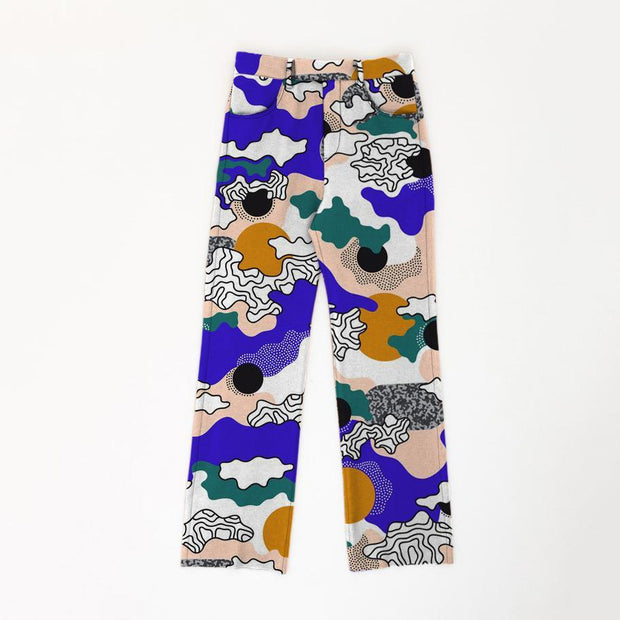 Camouflage pattern tide brand fashion loose street trousers