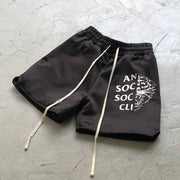 Trendy Street Personality Print Shorts